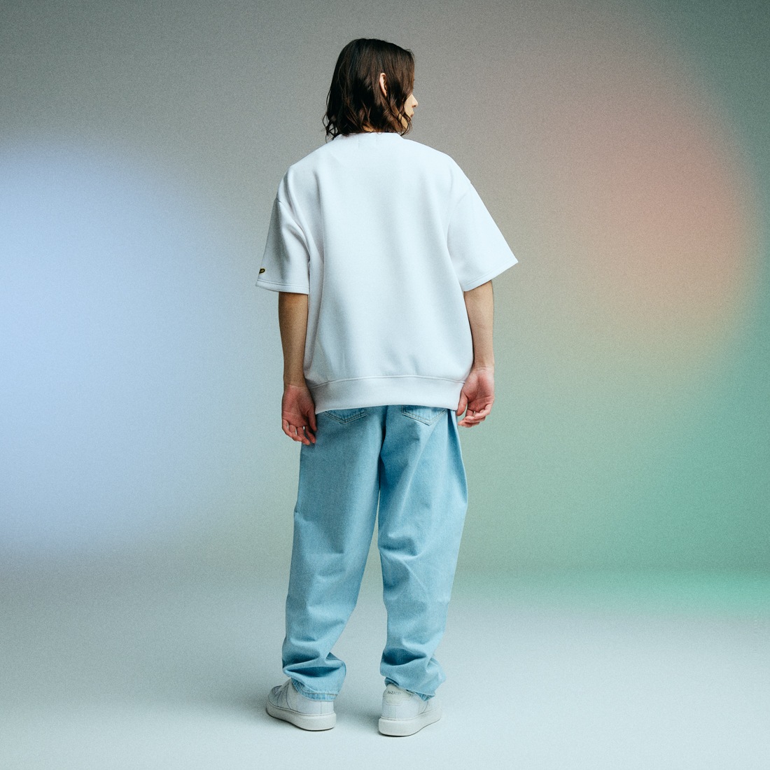 ReZARD  Masato YamaguchiSpray Logo Wide Denim Pants