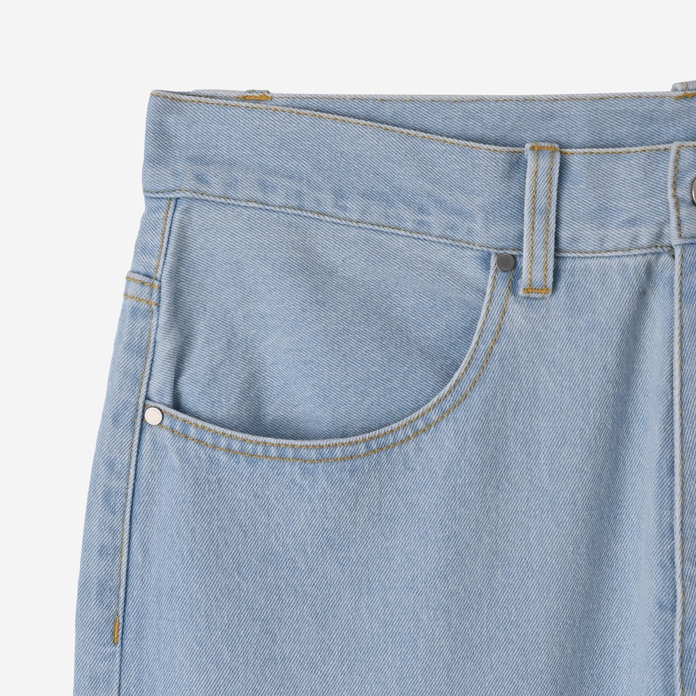 ReZARD  Masato YamaguchiSpray Logo Wide Denim Pants