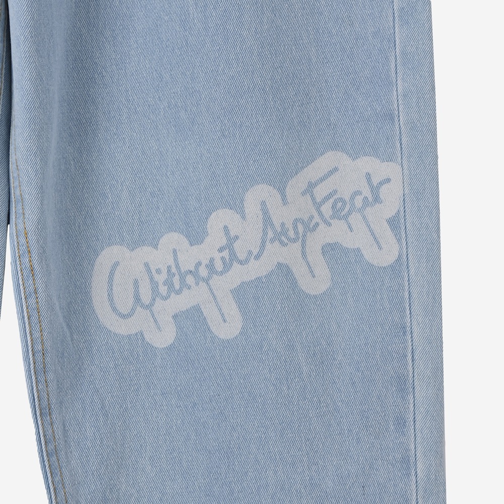 ReZARD  Masato YamaguchiSpray Logo Wide Denim Pants