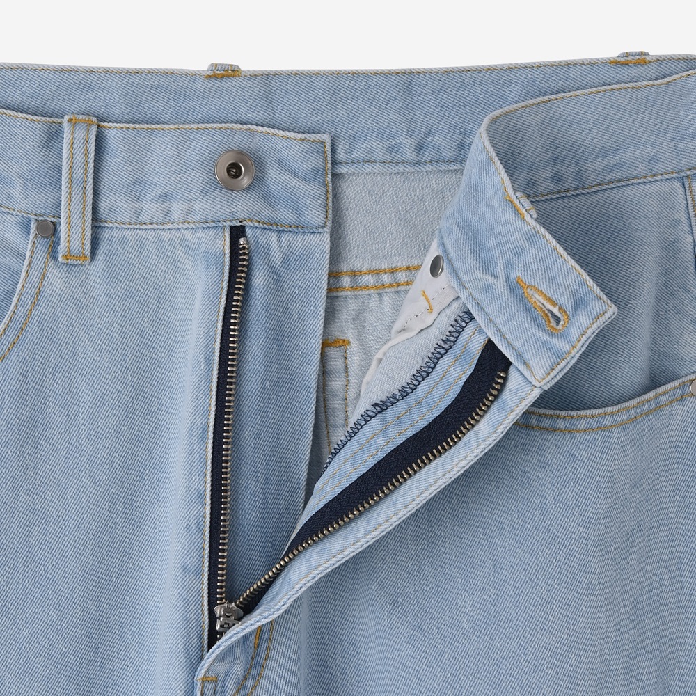 ReZARD  Masato YamaguchiSpray Logo Wide Denim Pants