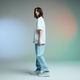 ReZARD  Masato YamaguchiSpray Logo Wide Denim Pants