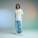 ReZARD  Masato YamaguchiSpray Logo Wide Denim Pants