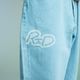ReZARD  Masato YamaguchiSpray Logo Wide Denim Pants