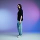 ReZARD  Masato YamaguchiSpray Logo Wide Denim Pants