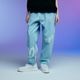 ReZARD  Masato YamaguchiSpray Logo Wide Denim Pants