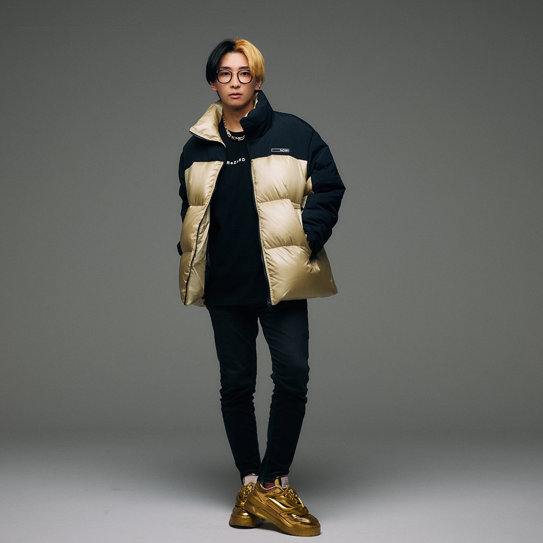 ReZARDShoulder Switched Down Jacket