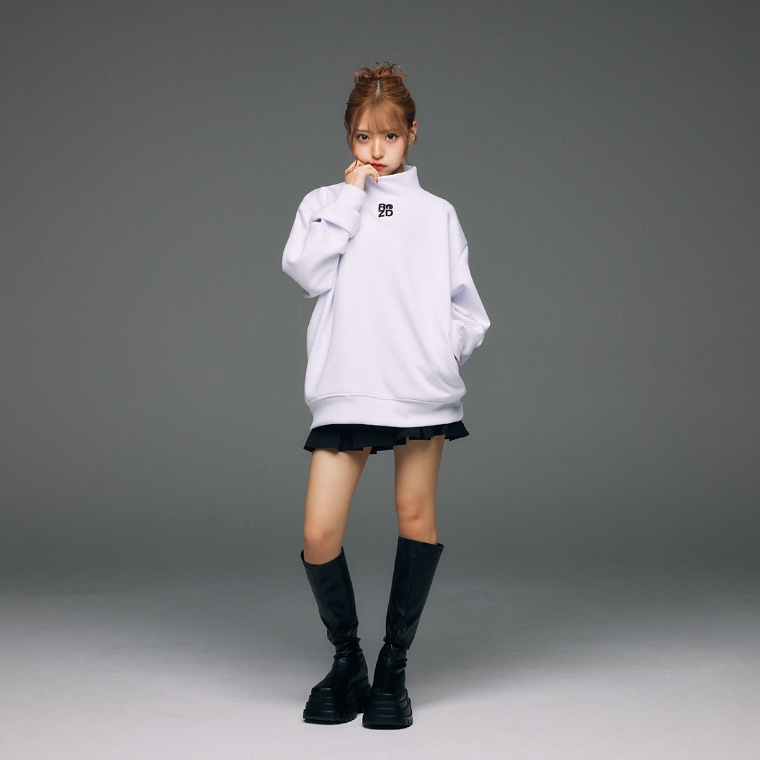 ��ReZARD��Mock Neck Sweat