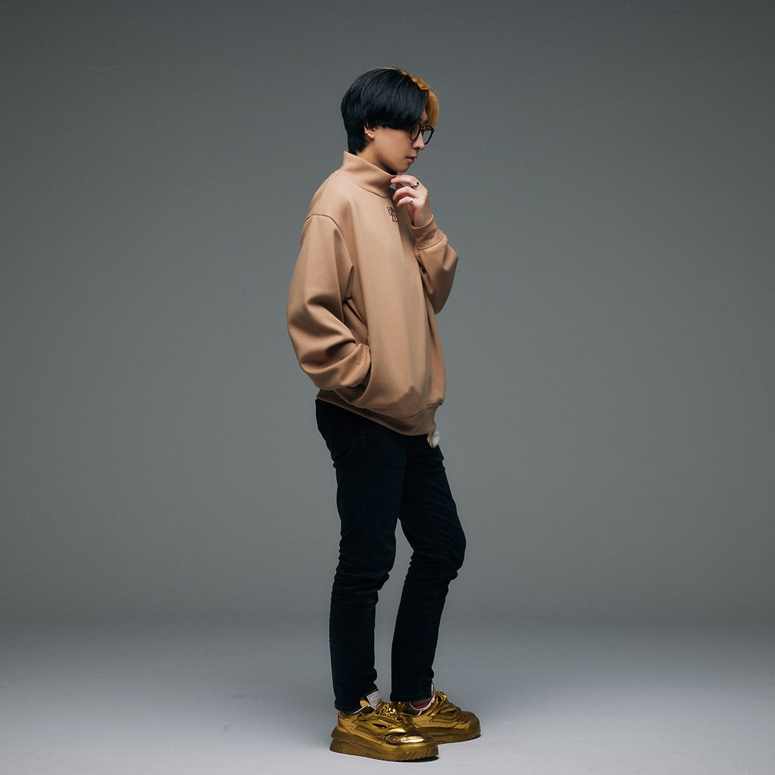 ��ReZARD��Mock Neck Sweat