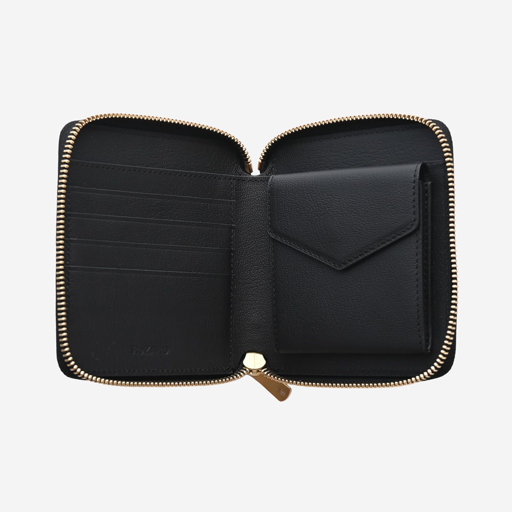 【ReZARD】Crocodile Medium Wallet ブラック　ケース ReZARD】Crocodile Medium Wallet ブラック ケース