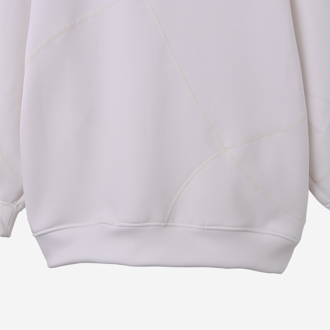 ReZARDCurved Line Stitch Hoodie