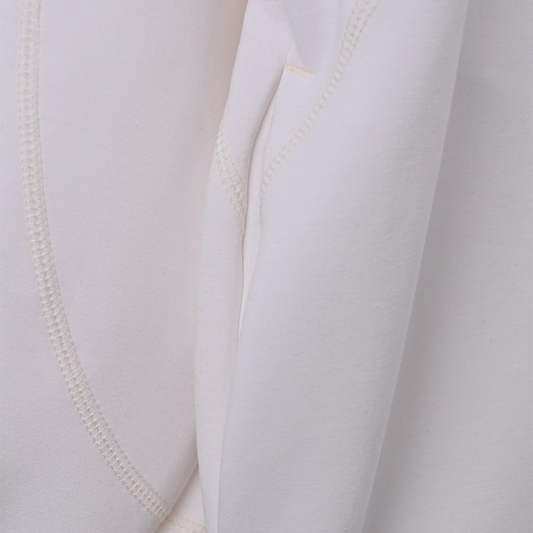 ReZARDCurved Line Stitch Hoodie