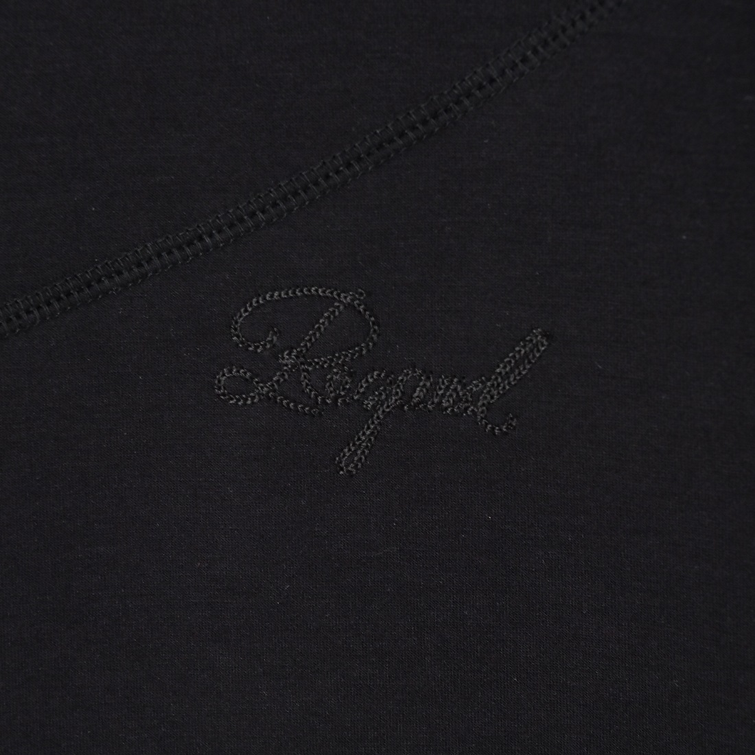 ReZARDCurved Line Stitch Hoodie