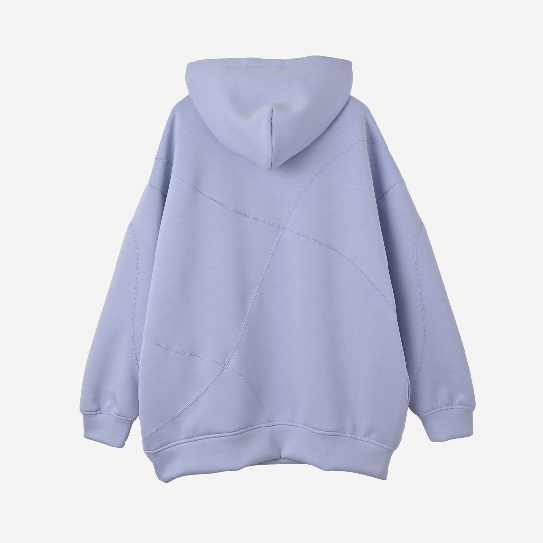 ReZARDCurved Line Stitch Hoodie