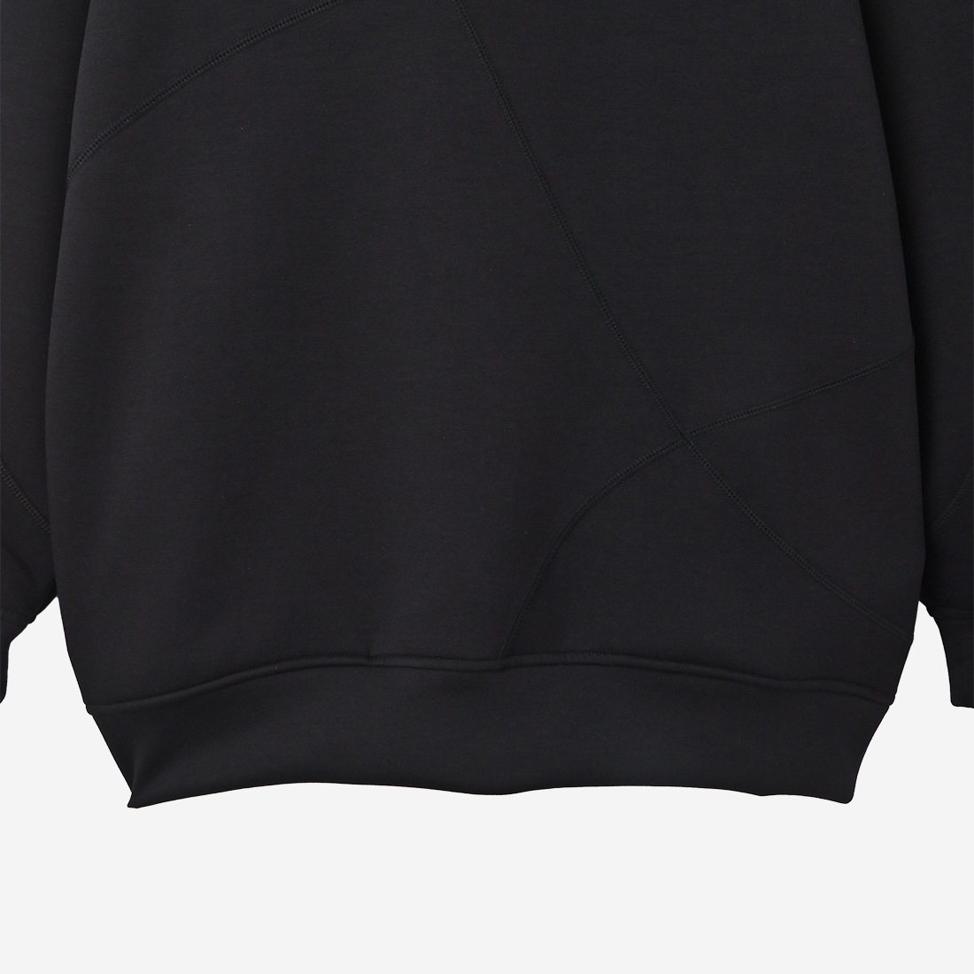 ReZARDCurved Line Stitch Hoodie