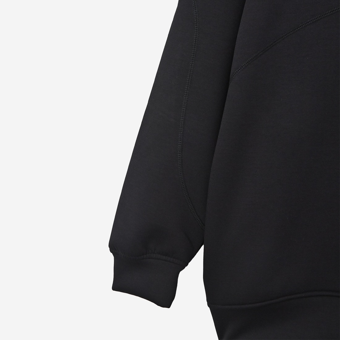 ReZARDCurved Line Stitch Hoodie