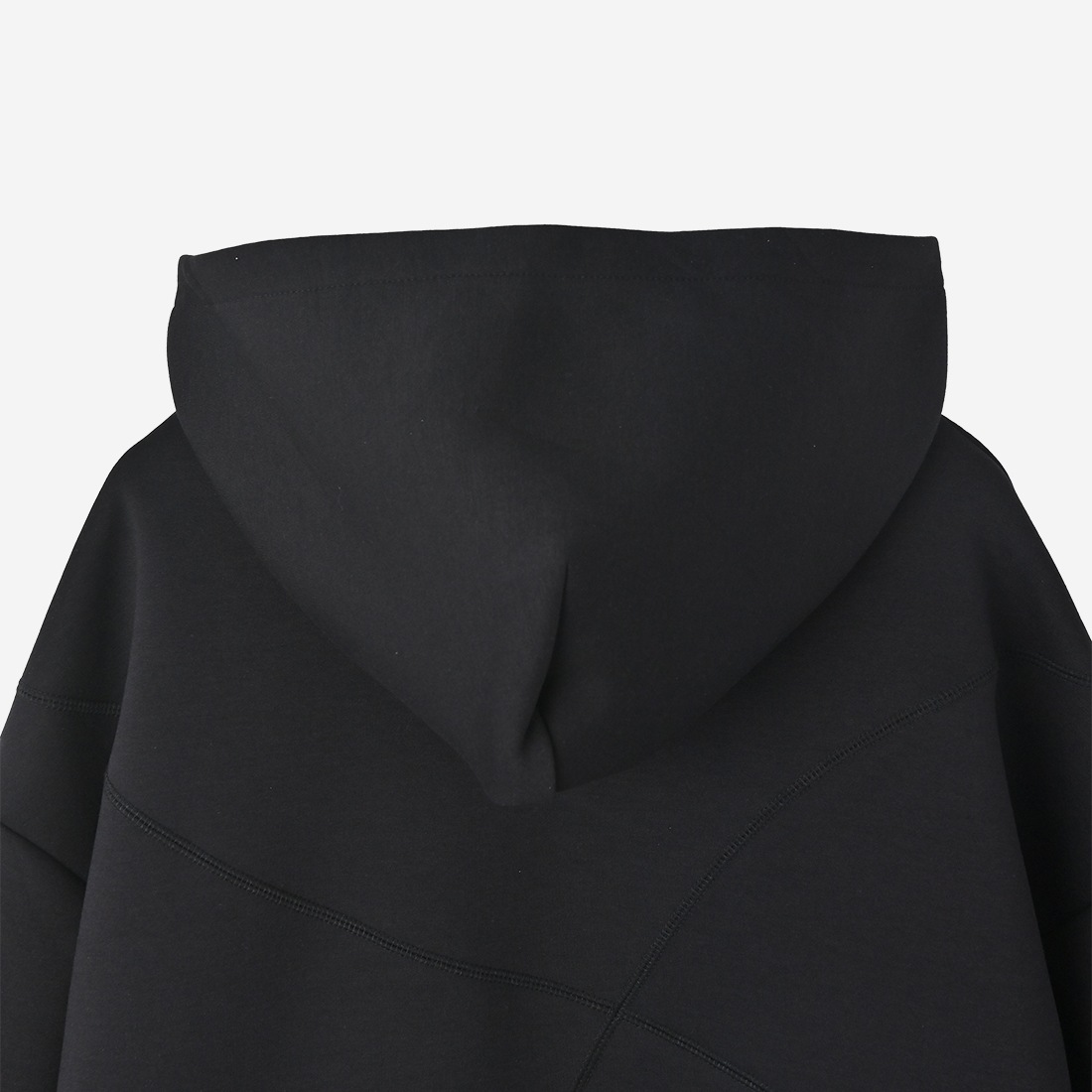 ReZARDCurved Line Stitch Hoodie