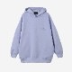 ReZARDCurved Line Stitch Hoodie