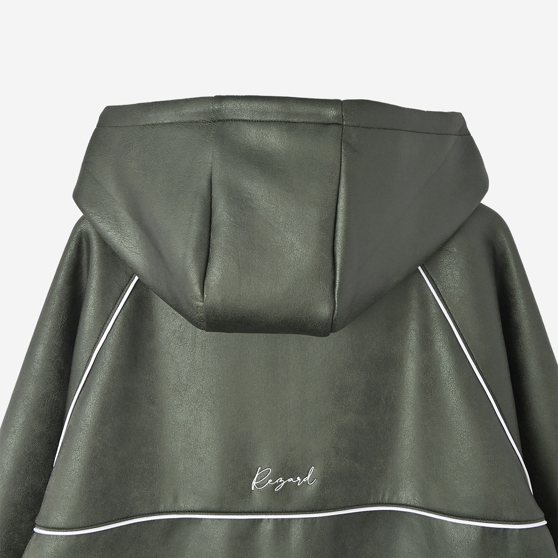 ��ReZARD��Coated Piping Hoodie