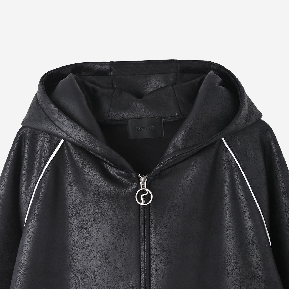��ReZARD��Coated Piping Hoodie