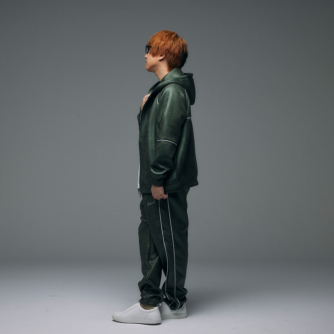 ��ReZARD��Coated Piping Hoodie