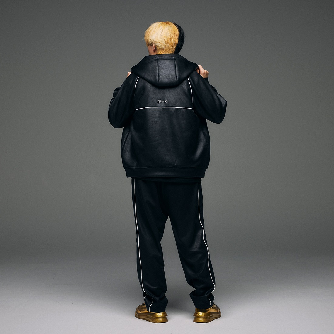 ��ReZARD��Coated Piping Hoodie