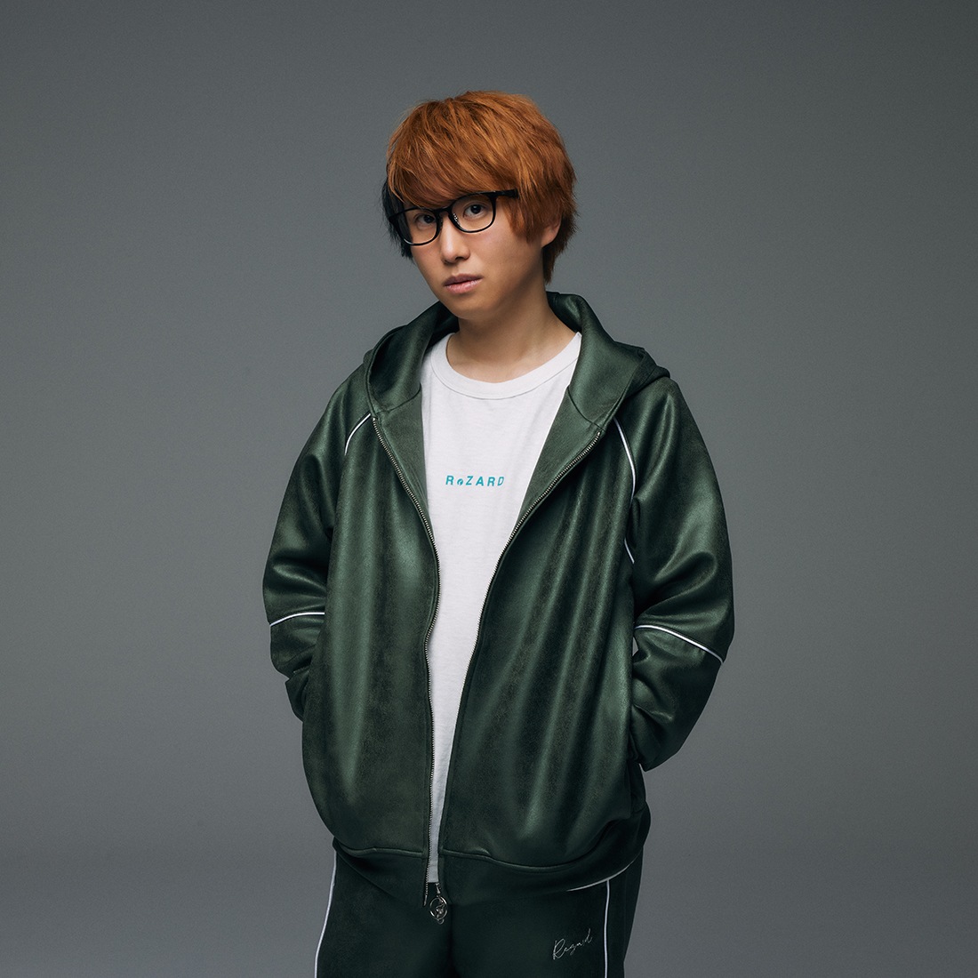 ��ReZARD��Coated Piping Hoodie