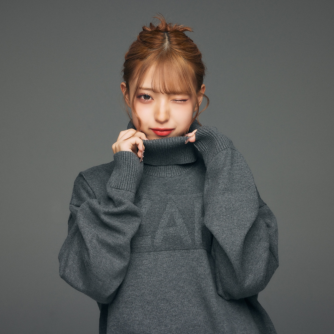ReZARD】Logo Turtle Neck Sweater
