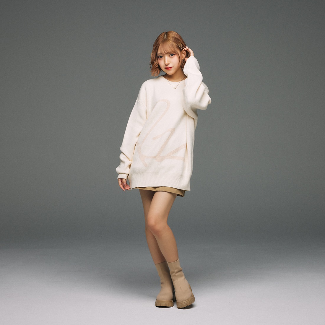 ��ReZARD��Rz Logo Jacquard Sweater