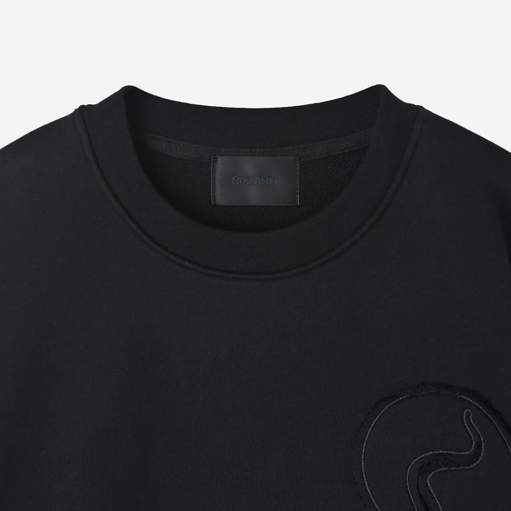 ��ReZARD��Tail Logo Applique Sweat