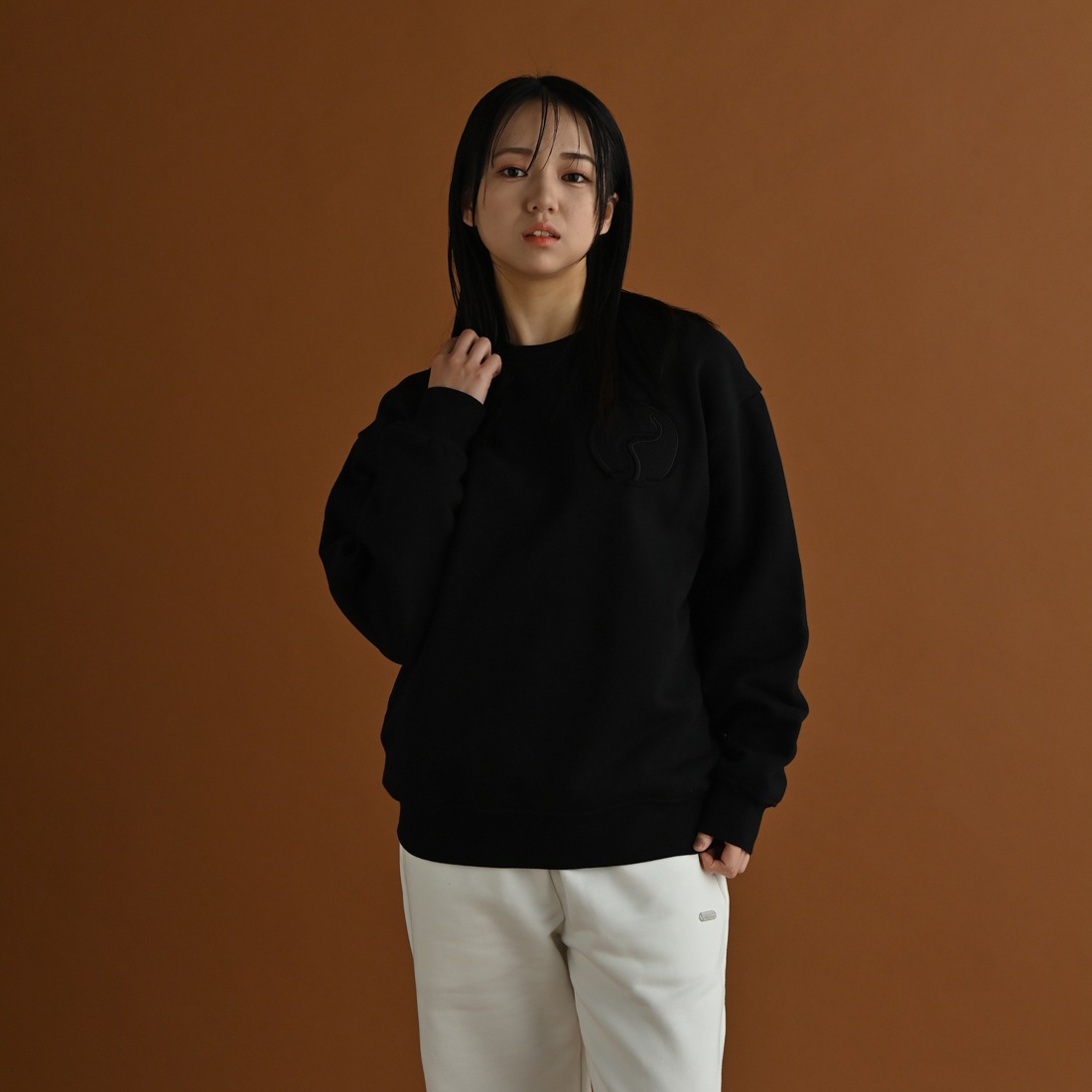 ��ReZARD��Tail Logo Applique Sweat