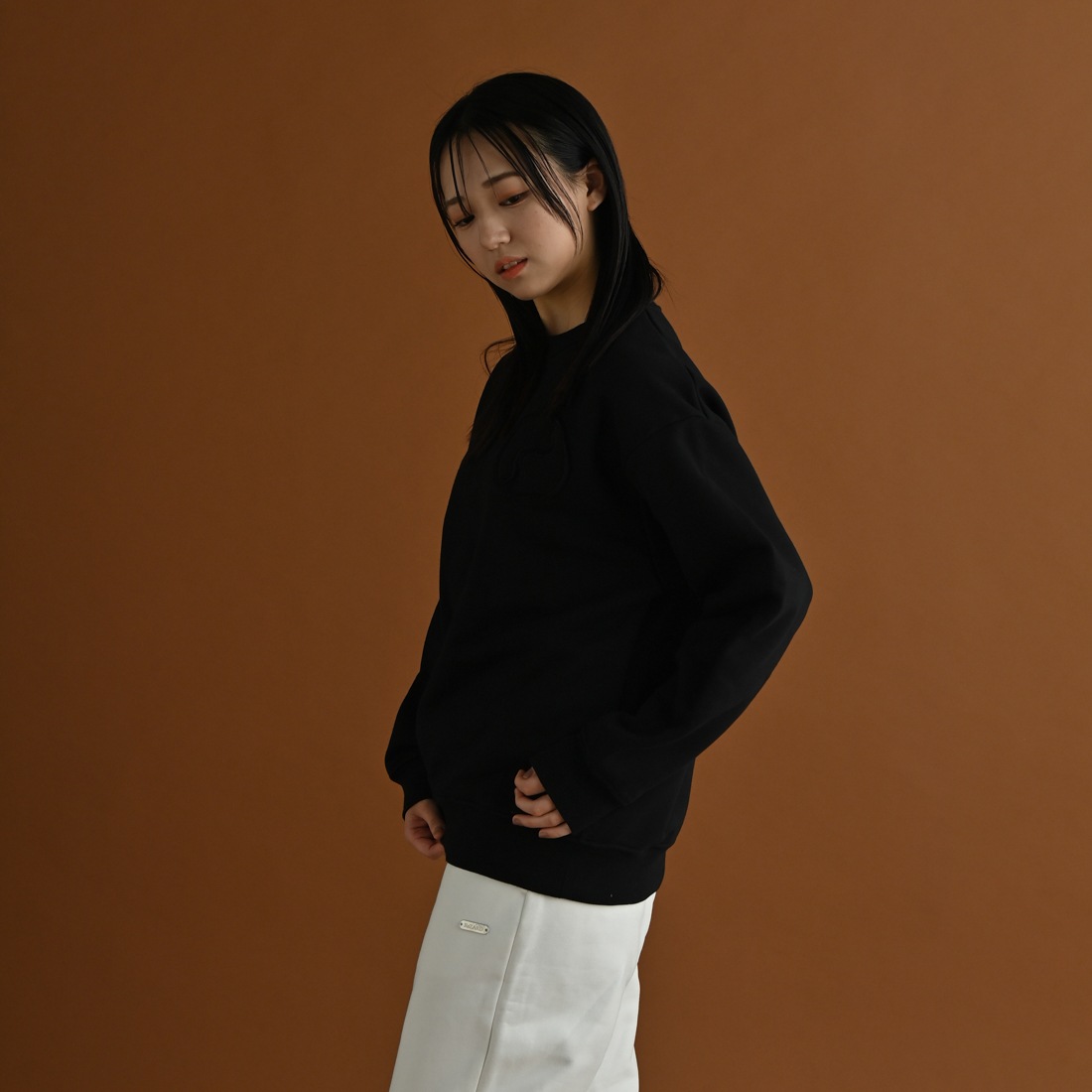 ��ReZARD��Tail Logo Applique Sweat