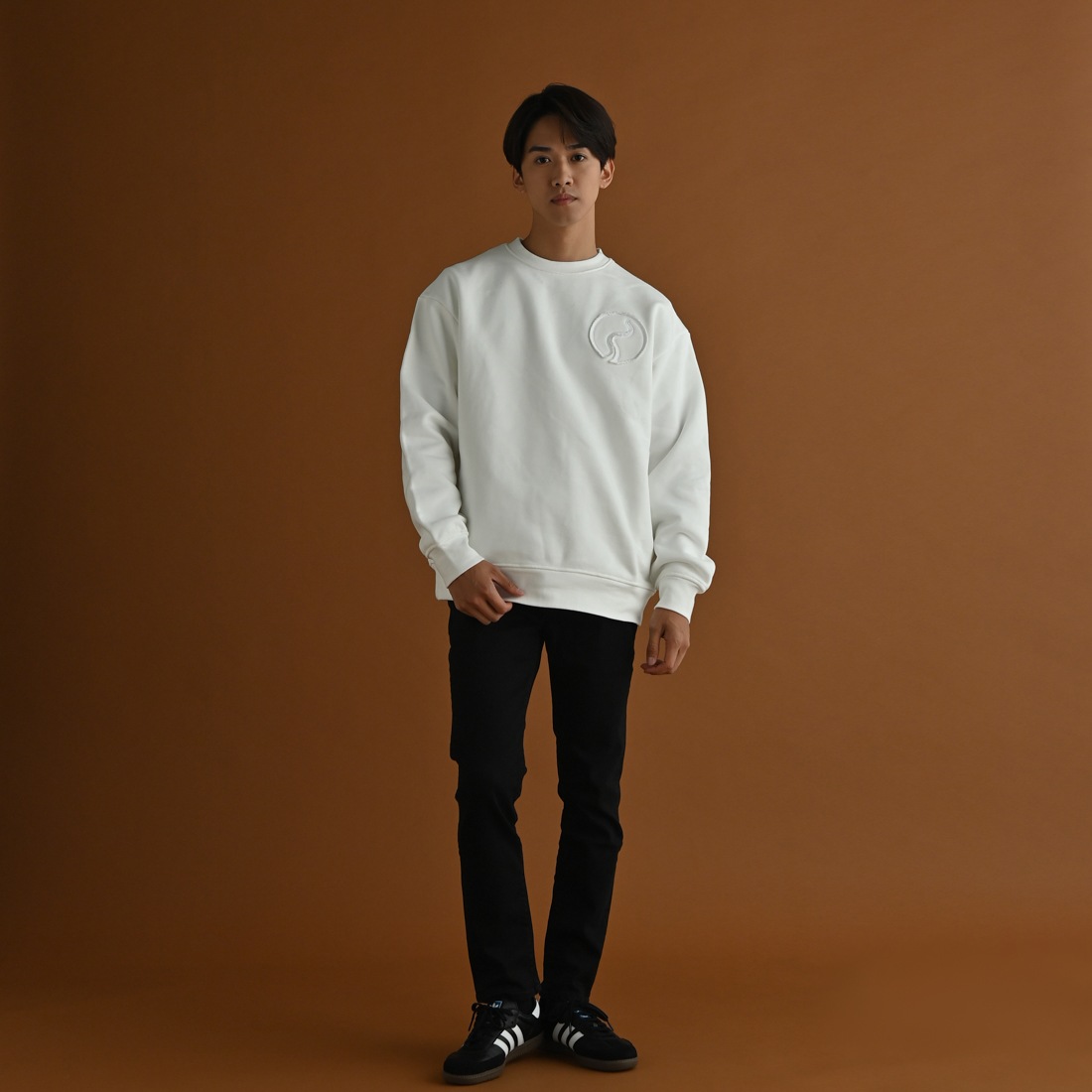 ��ReZARD��Tail Logo Applique Sweat