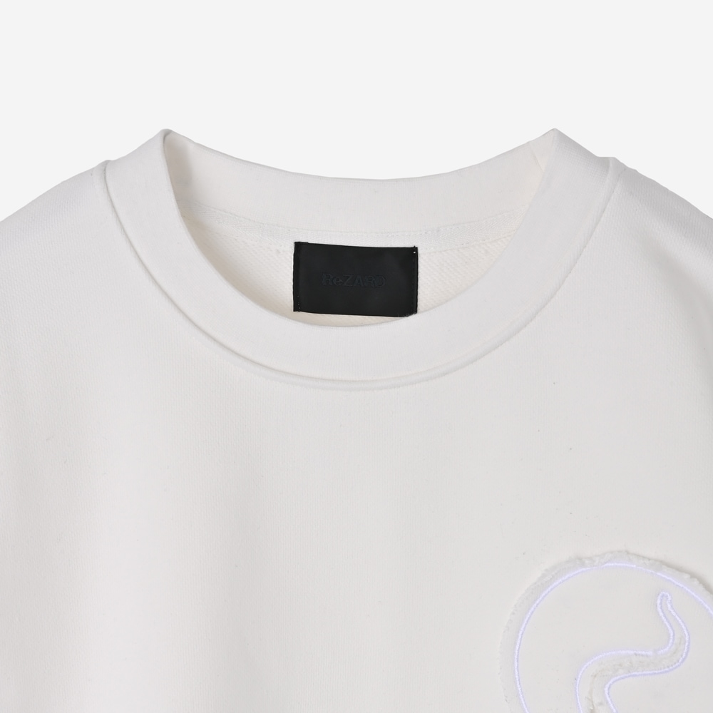 ��ReZARD��Tail Logo Applique Sweat