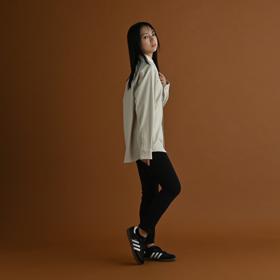 ��ReZARD��Metal Plate Long Sleeve Shirt