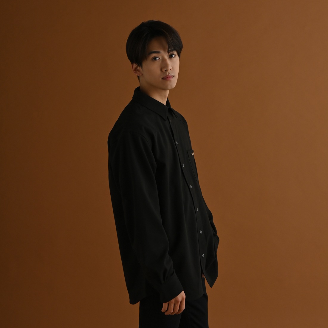 ��ReZARD��Metal Plate Long Sleeve Shirt