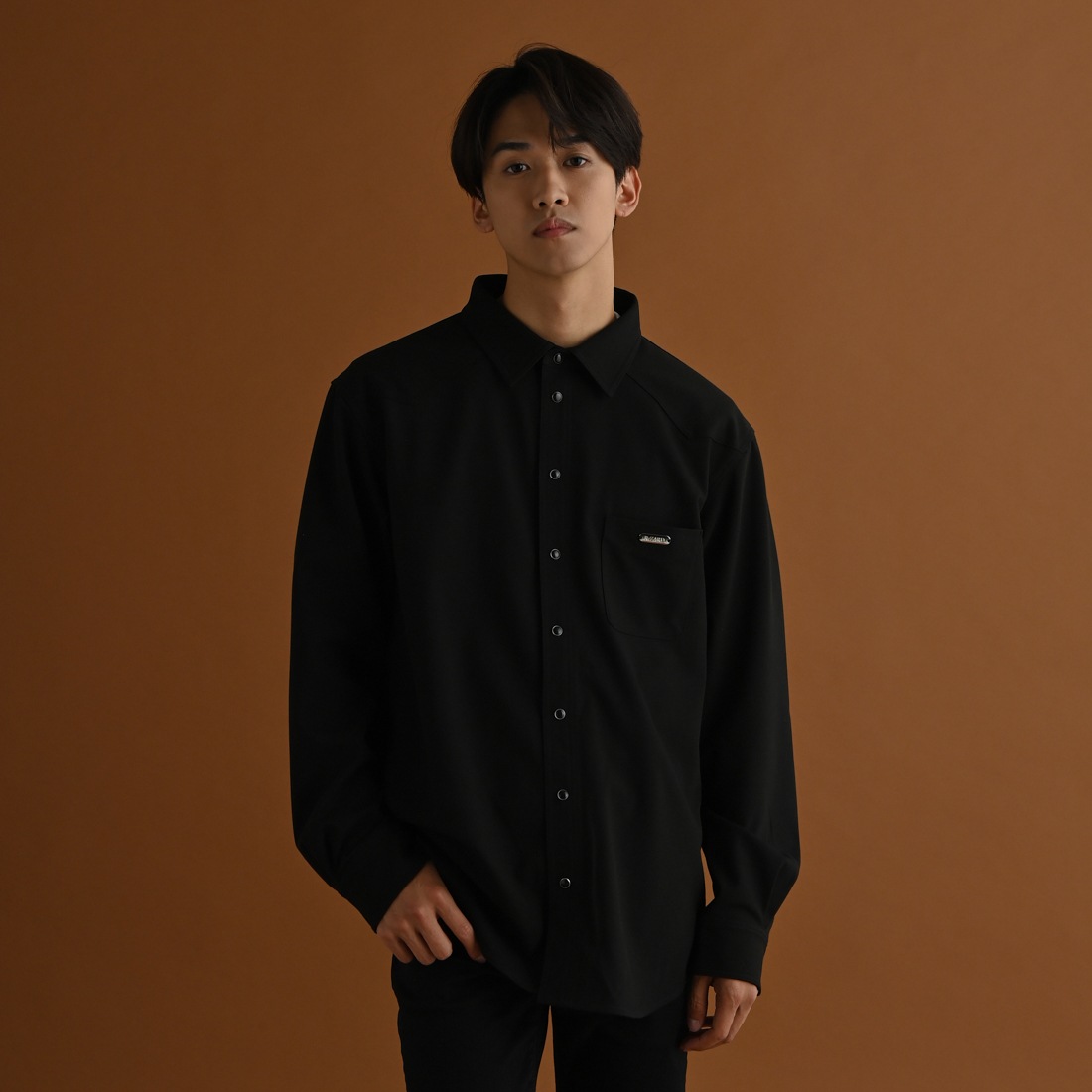 ��ReZARD��Metal Plate Long Sleeve Shirt