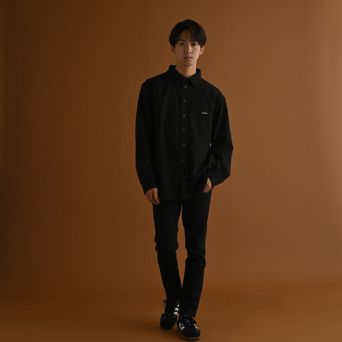 ��ReZARD��Metal Plate Long Sleeve Shirt