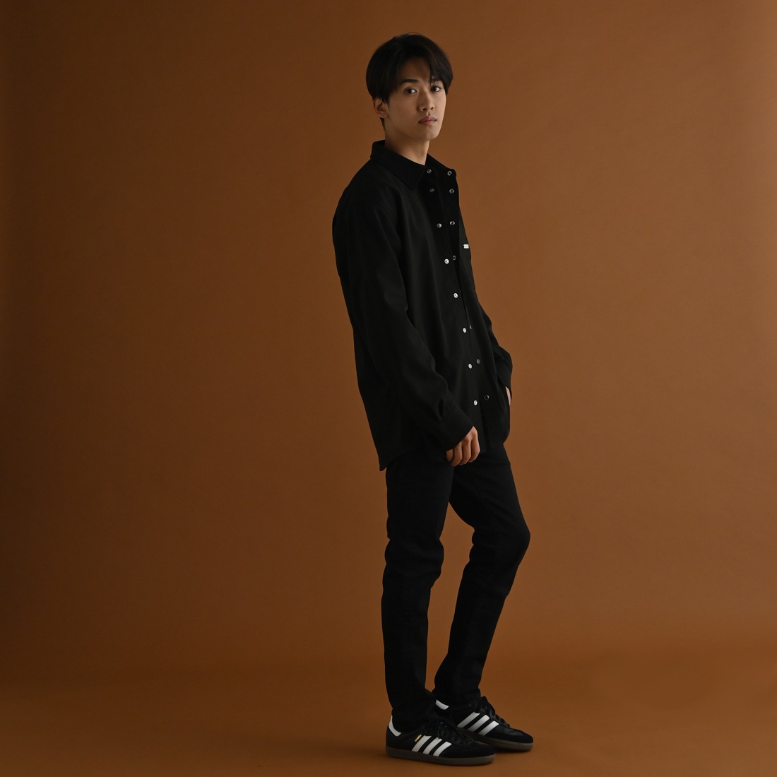 ��ReZARD��Metal Plate Long Sleeve Shirt