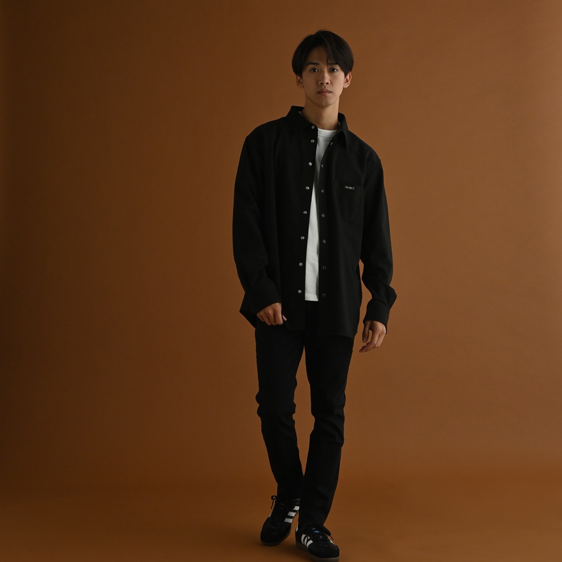 ��ReZARD��Metal Plate Long Sleeve Shirt