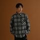 ��ReZARD��Metal Plate Long Sleeve Check Shirt