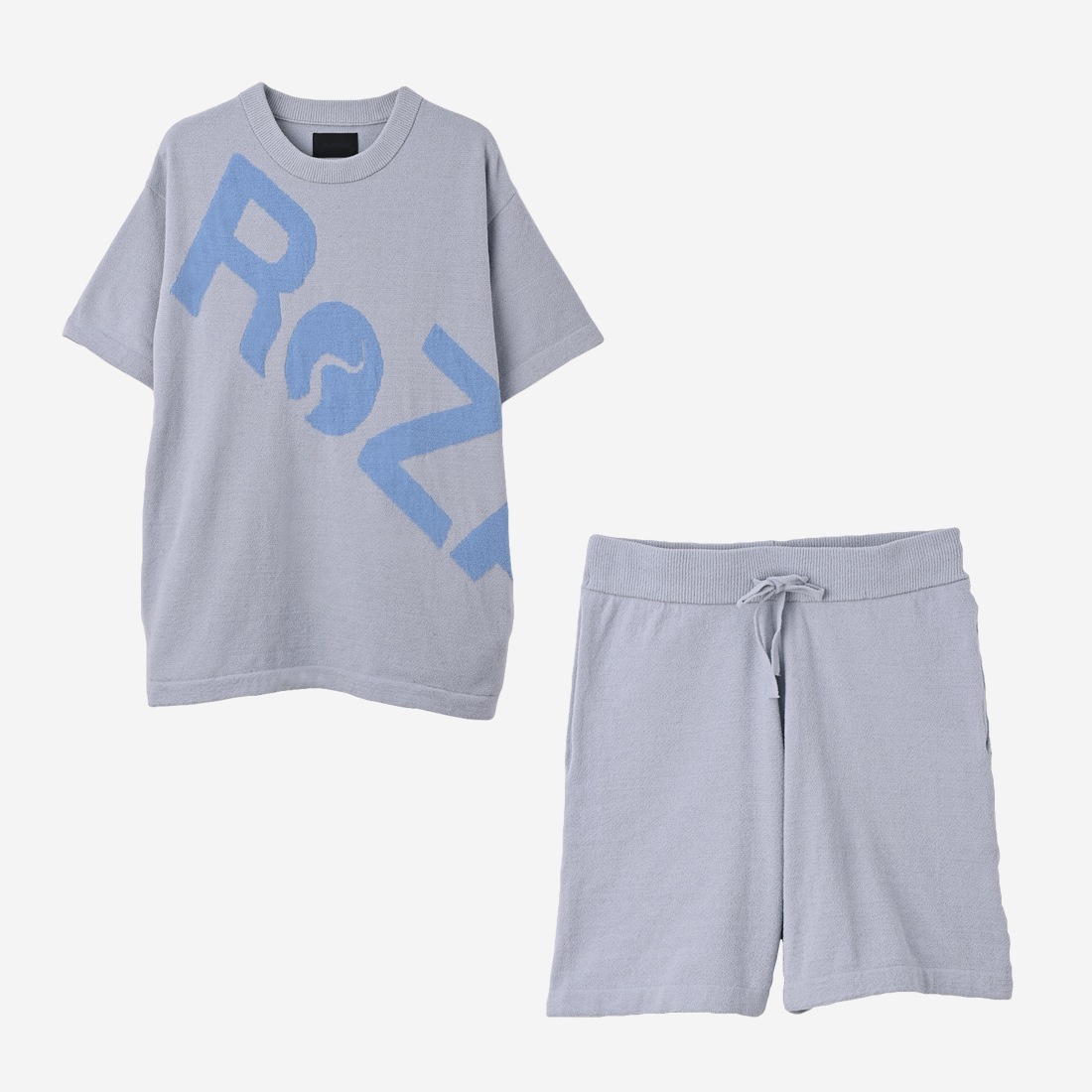 ReZARDSETUP Towel fabric Room Wear Big LogoHalf pants