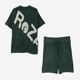 ReZARDSETUP Towel fabric Room Wear Big LogoHalf pants