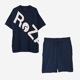 ReZARDSETUP Towel fabric Room Wear Big LogoHalf pants