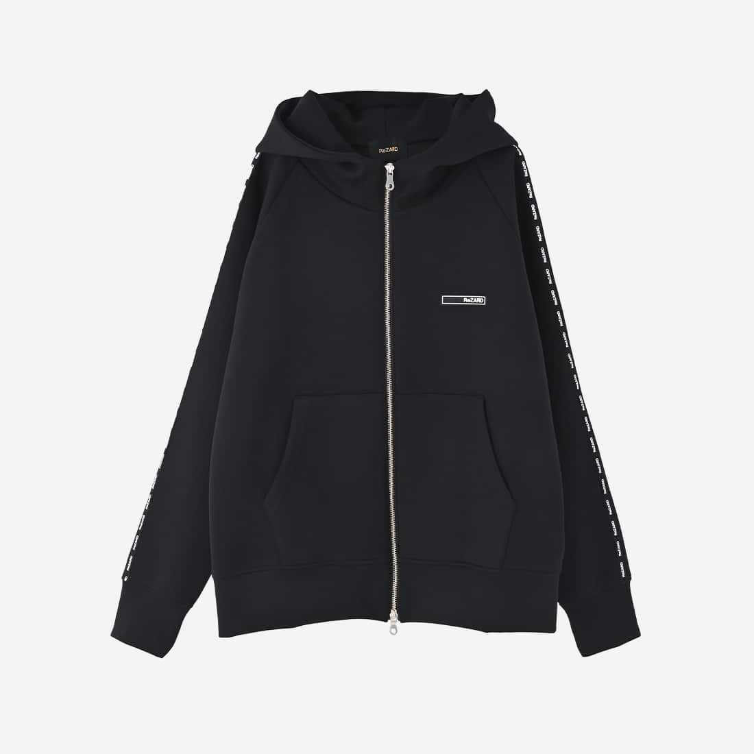 ReZARD/High neck Zip-up Hoodie/ジップパーカー/M/ポリエステル  