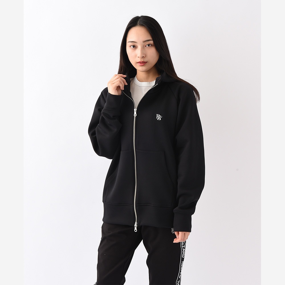 ReZARD】High neck Zip-up Hoodie