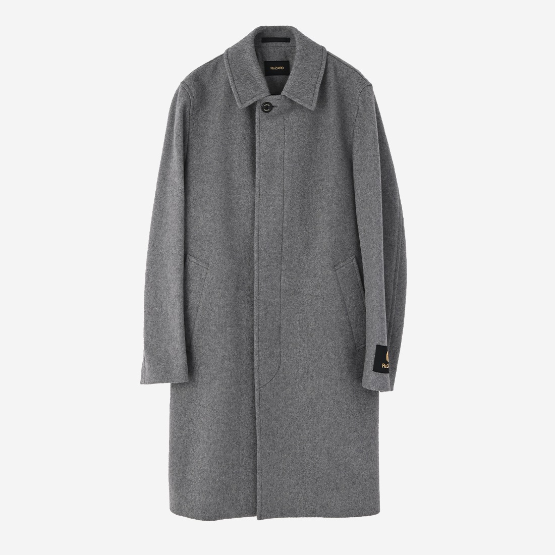 最新エルメス ReZARD]ウールカシミヤステンカラーコート ジャケット・アウター