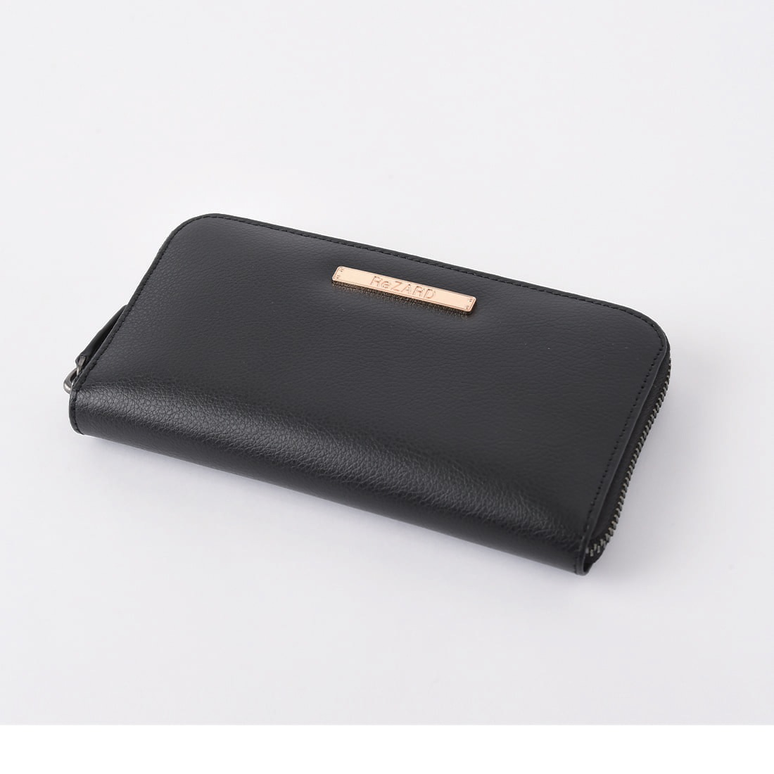 ReZARD】Metal Plate Leather Wallet