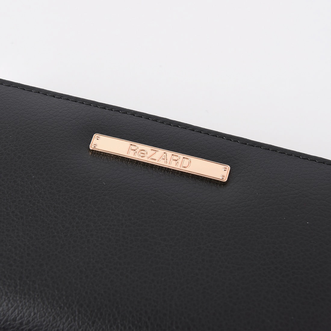 ReZARD】Metal Plate Leather Wallet