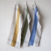 【Lino e Lina】キッチンクロス / サンティエ - リネン ナチュラル お弁当包み ランチクロス ランチョンマット