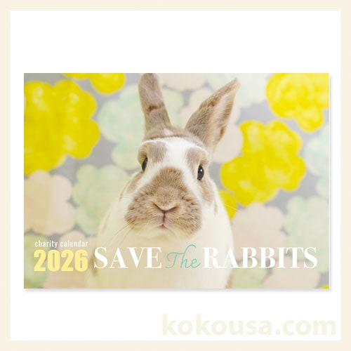 SAVE THE RABBITS チャリティーカレンダー2026